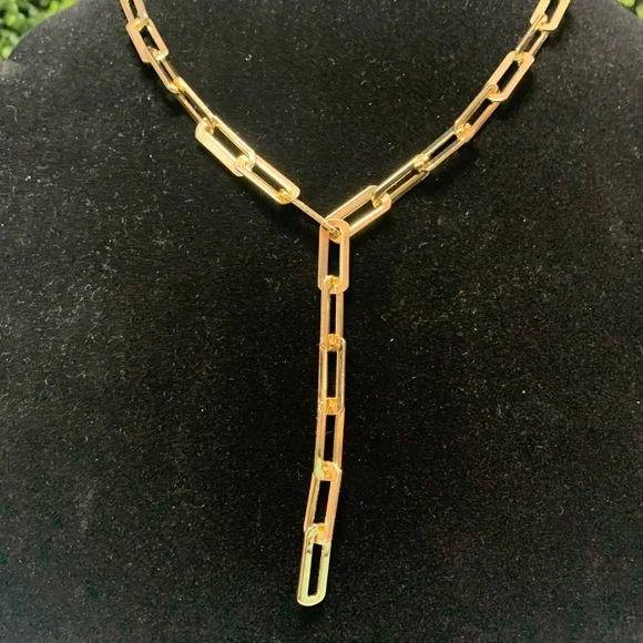 **FINAL $ DROP** Park Lane “COLLINS” Gold Link Necklace - Picture 4 of 5